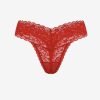 Pink Tanga de Encaje Talla M