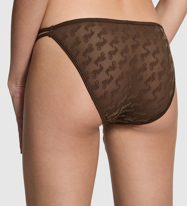 Pink Tanga de Tiras Talla S
