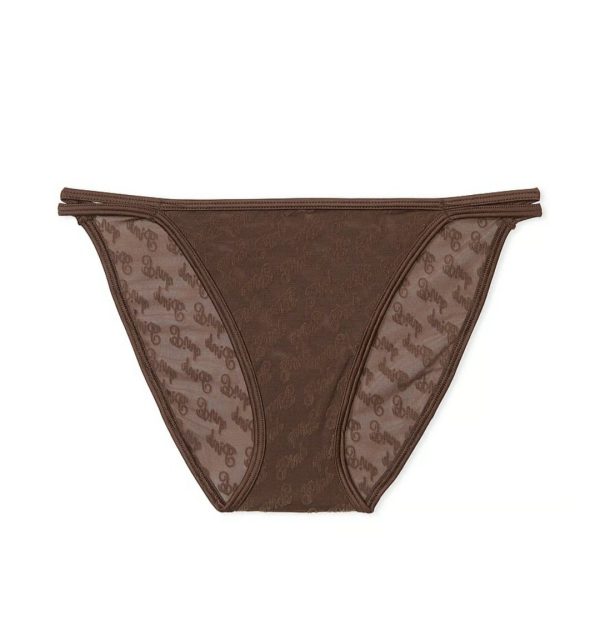 Pink Tanga de Tiras Talla S