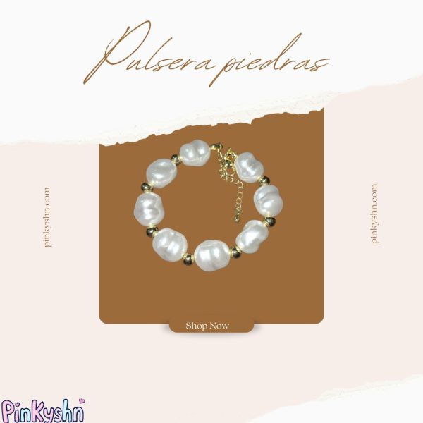Pulsera Piedras Blancas
