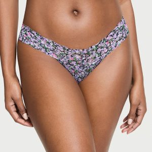 Tanga Floreada de Encaje